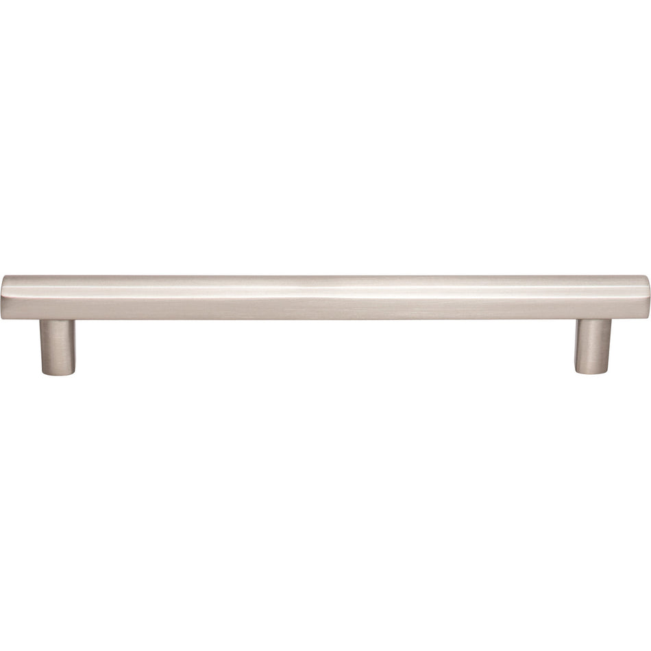 Top Knobs TK906BSN: 6-5/16" cc Hillmont Square Bar Cabinet Pull - Brushed Satin Nickel
