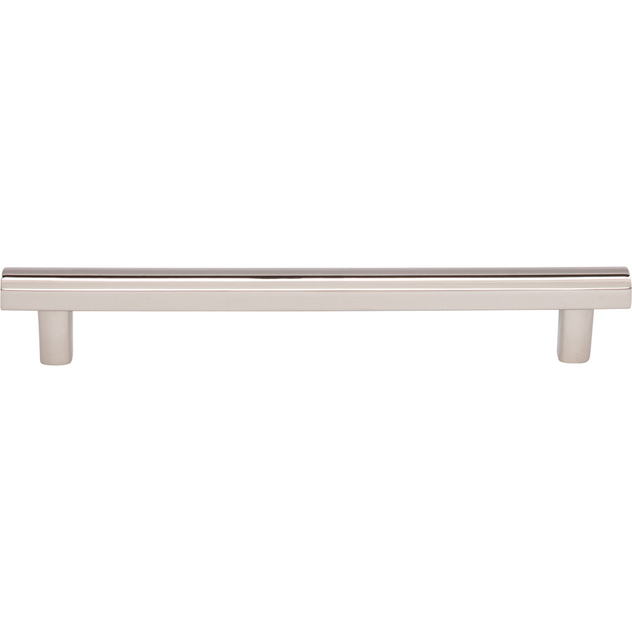 Top Knobs TK906PN: 6-5/16" cc Hillmont Square Bar Cabinet Pull - Polished Nickel