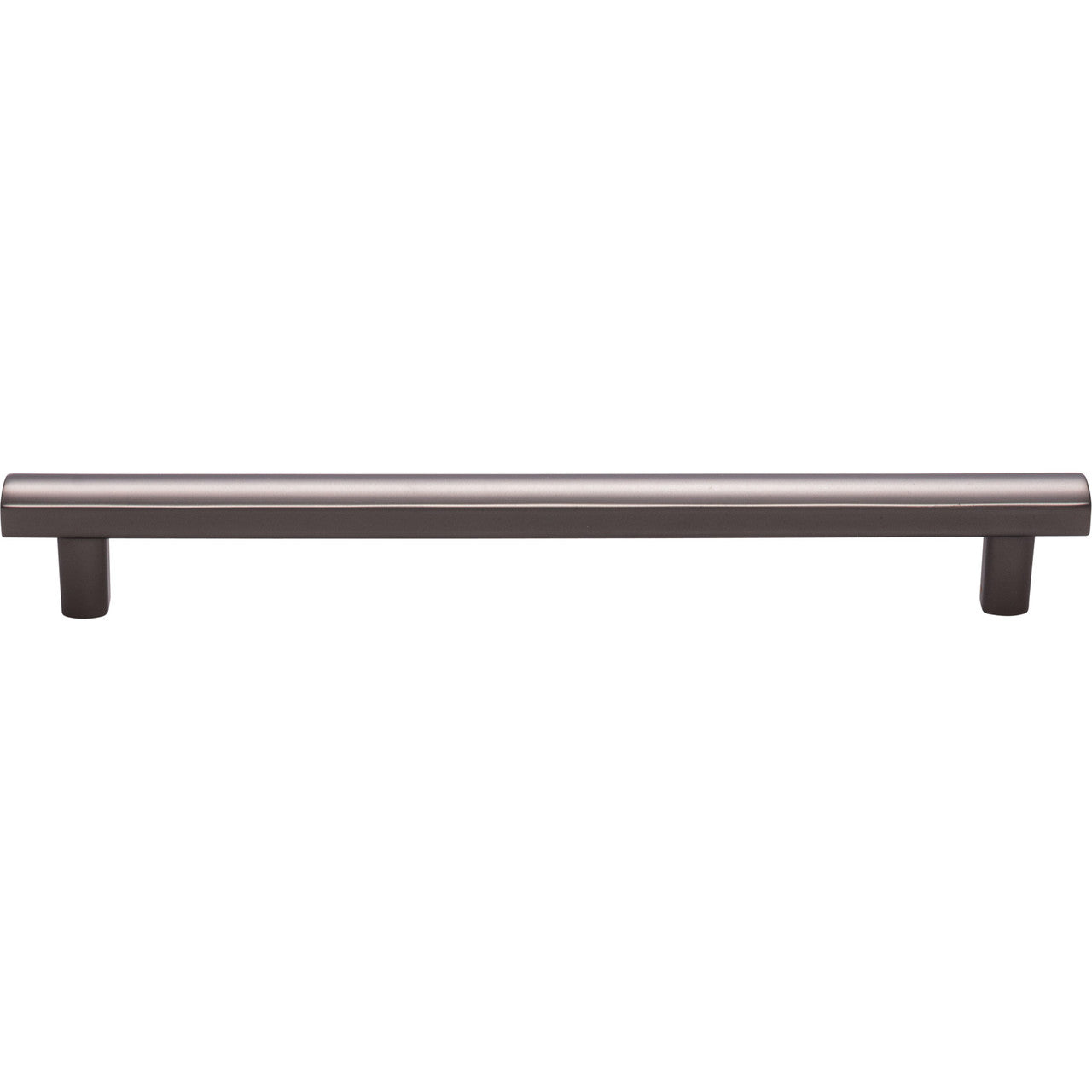 Top Knobs TK907AG: 7-9/16" cc Hillmont Square Bar Cabinet Pull - Ash Gray