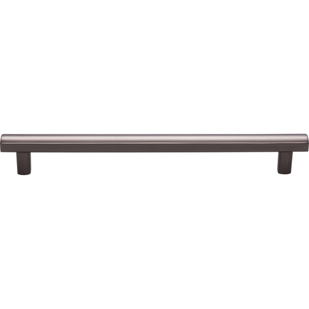 Top Knobs TK907AG: 7-9/16" cc Hillmont Square Bar Cabinet Pull - Ash Gray