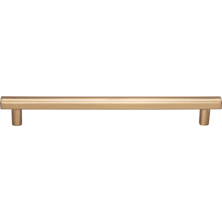 Top Knobs TK907HB: 7-9/16" cc Hillmont Square Bar Cabinet Pull - Honey Bronze