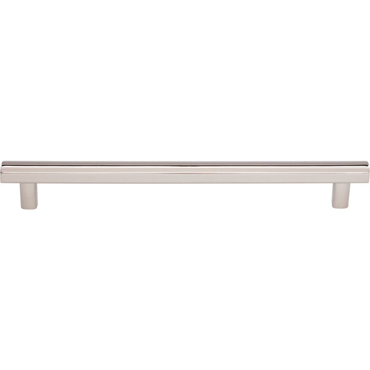 Top Knobs TK907PN: 7-9/16" cc Hillmont Square Bar Cabinet Pull - Polished Nickel