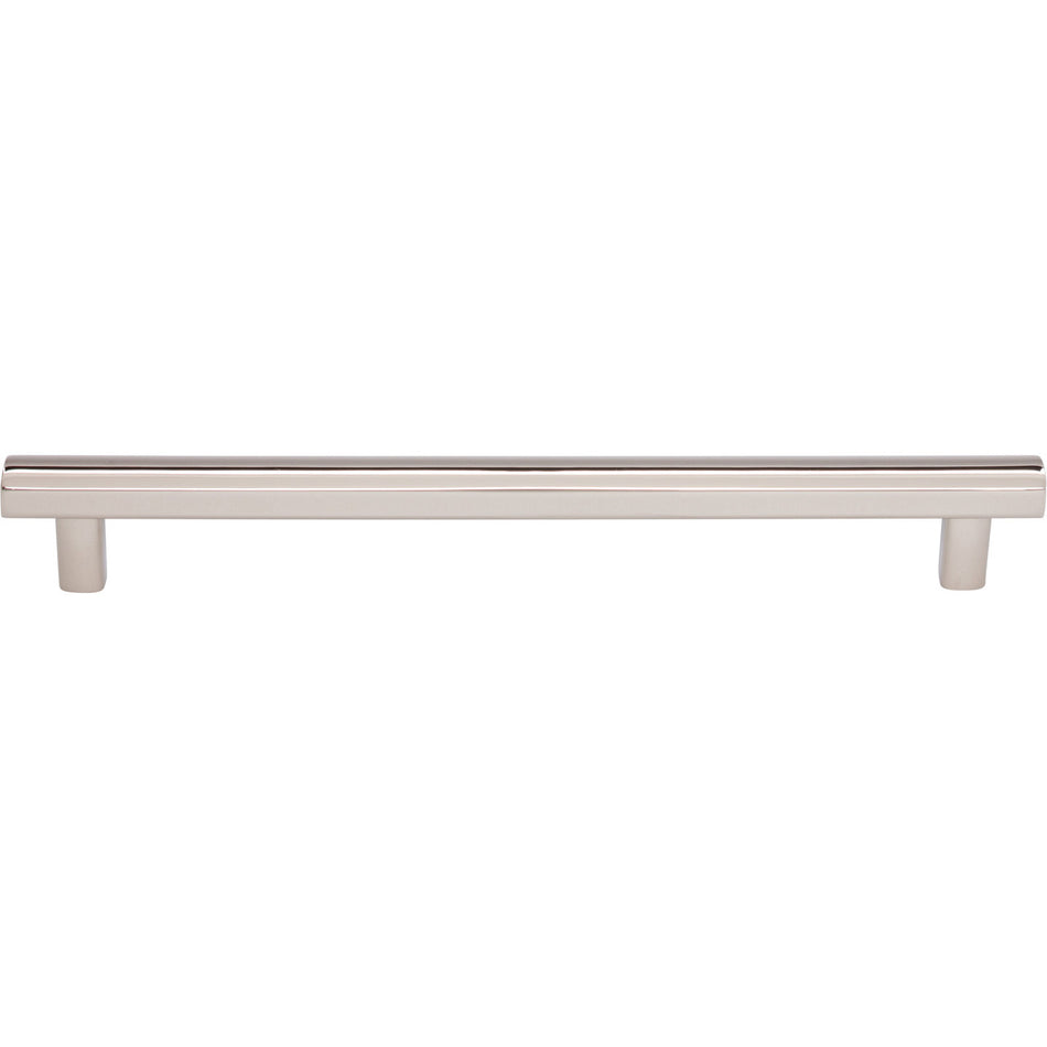 Top Knobs TK907PN: 7-9/16" cc Hillmont Square Bar Cabinet Pull - Polished Nickel