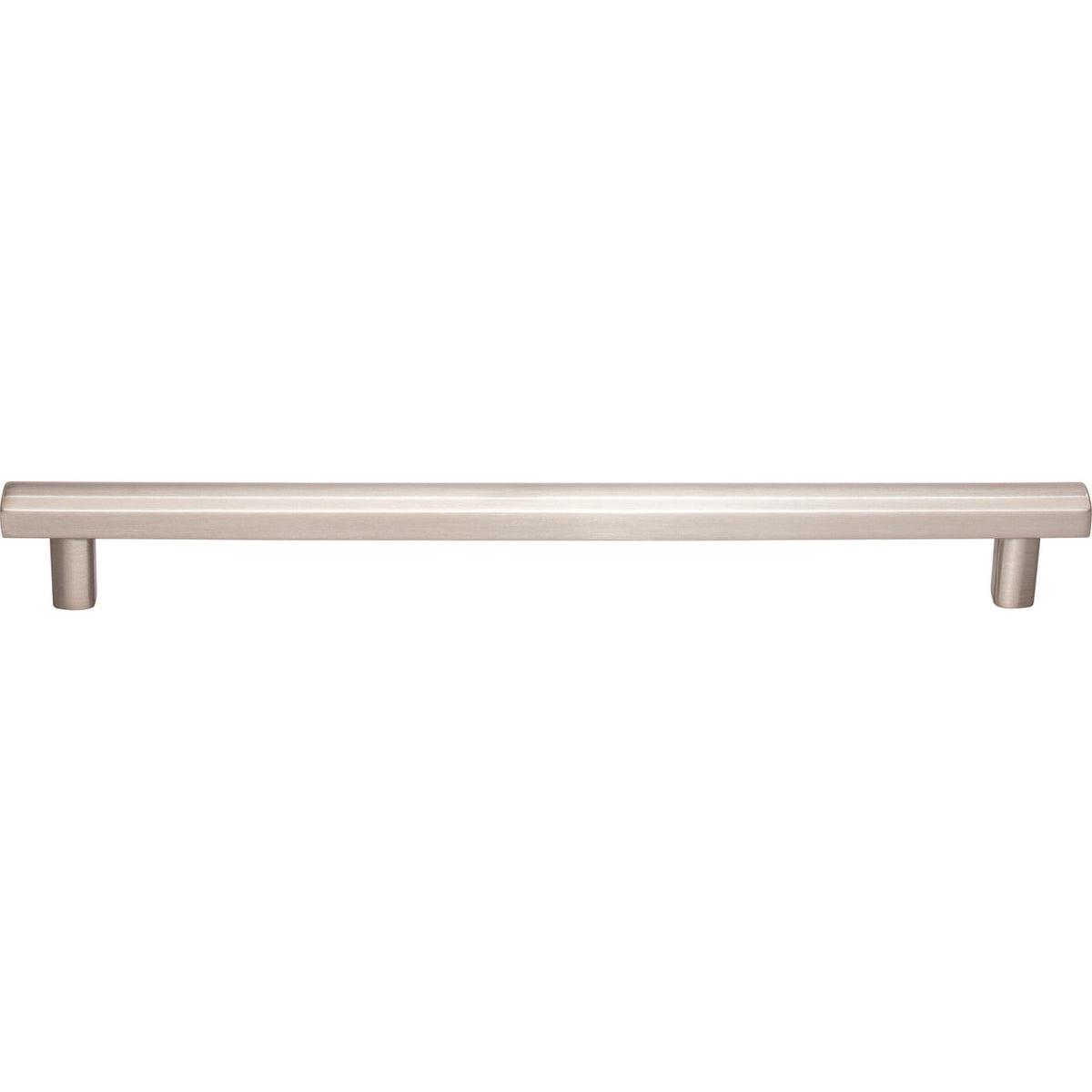 Top Knobs TK908BSN: 8-13/16" cc Hillmont Square Bar Cabinet Pull - Brushed Satin Nickel