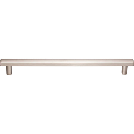 Top Knobs TK908BSN: 8-13/16" cc Hillmont Square Bar Cabinet Pull - Brushed Satin Nickel