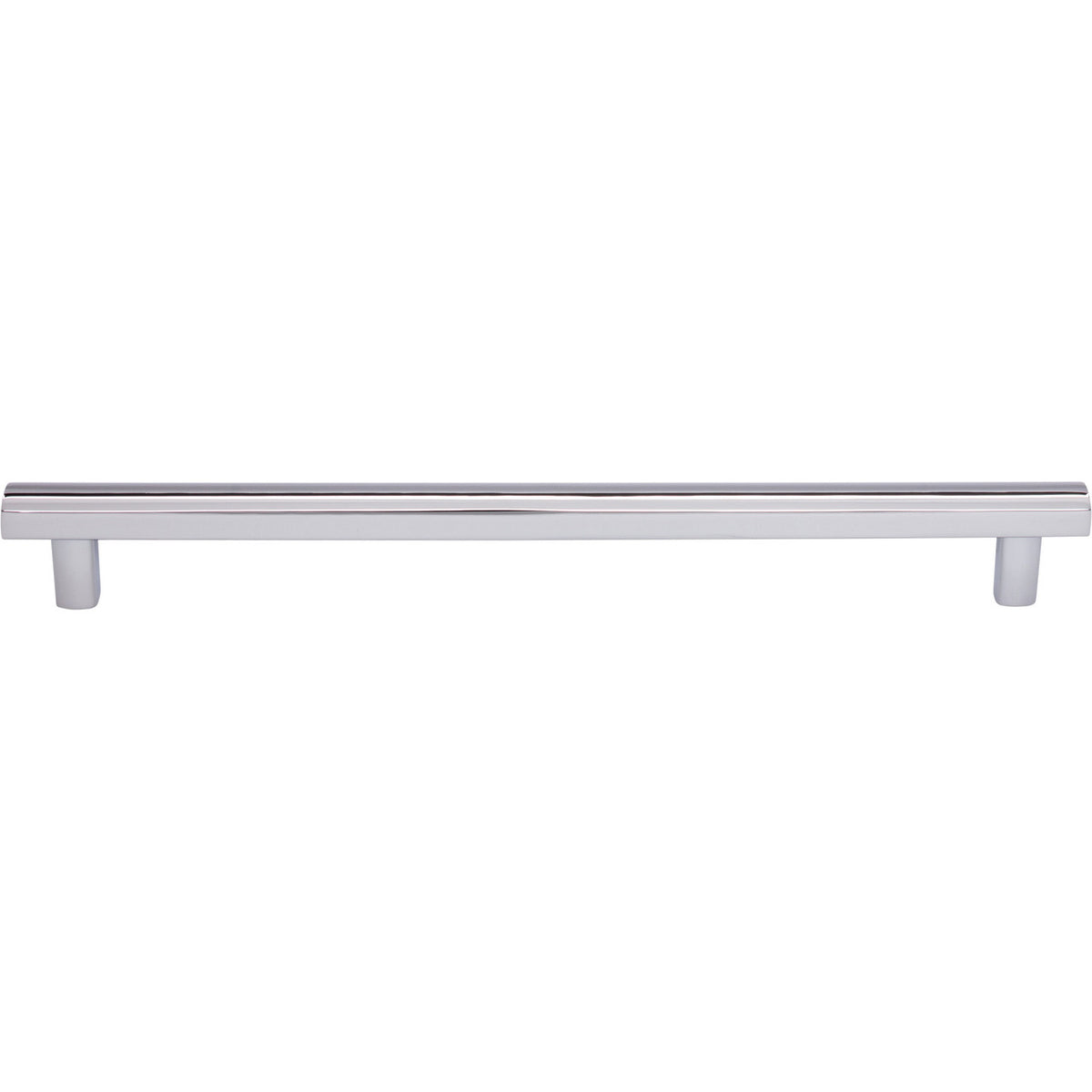 Top Knobs TK908PC: 8-13/16" cc Hillmont Square Bar Cabinet Pull - Polished Chrome