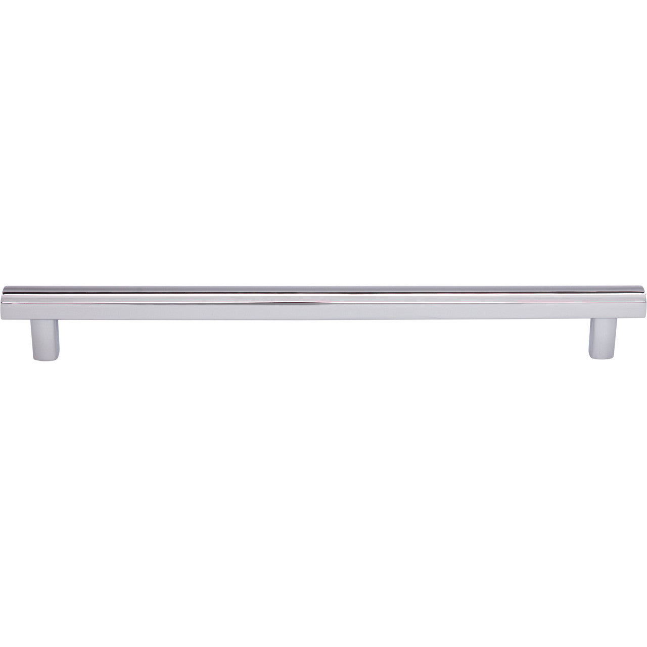 Top Knobs TK908PC: 8-13/16" cc Hillmont Square Bar Cabinet Pull - Polished Chrome