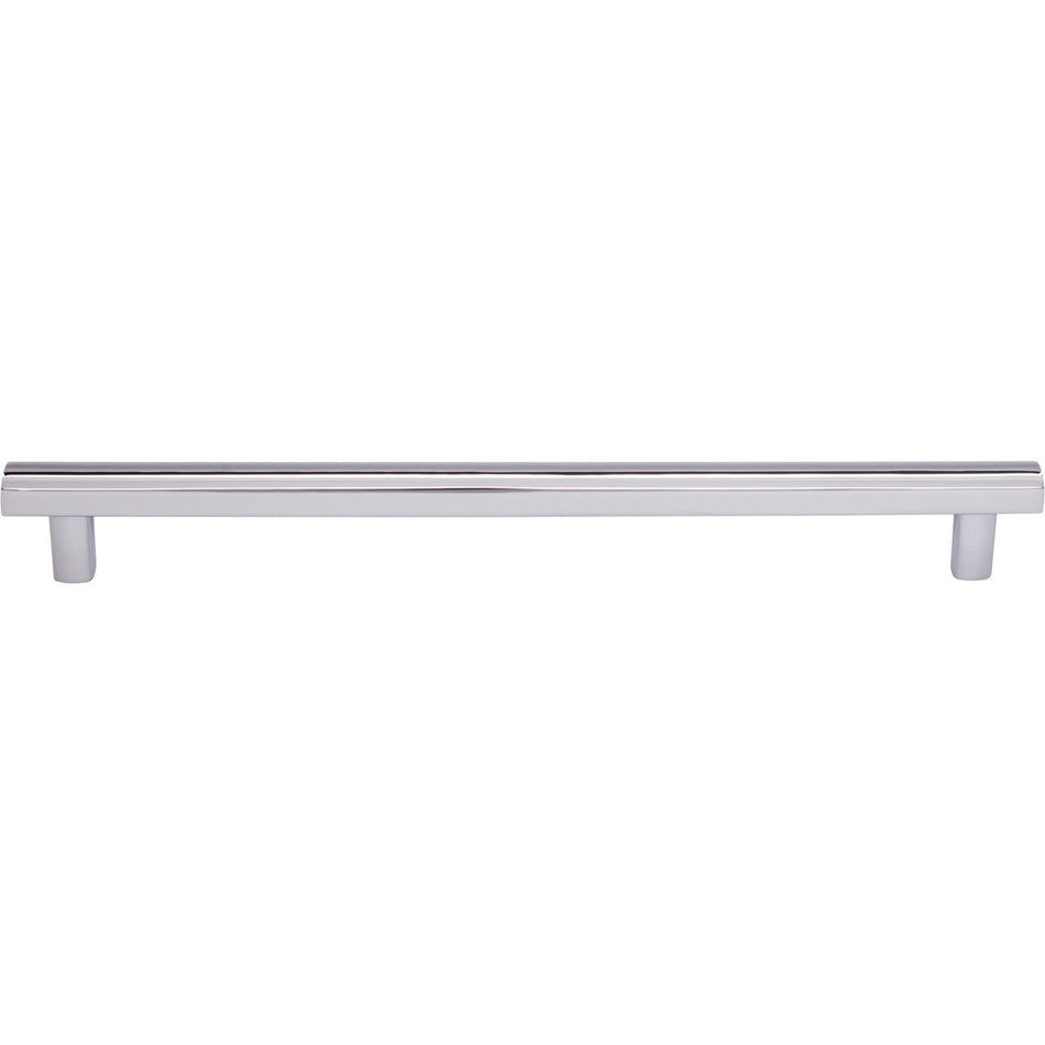 Top Knobs TK908PC: 8-13/16" cc Hillmont Square Bar Cabinet Pull - Polished Chrome