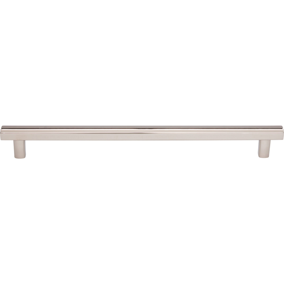 Top Knobs TK908PN: 8-13/16" cc Hillmont Square Bar Cabinet Pull - Polished Nickel