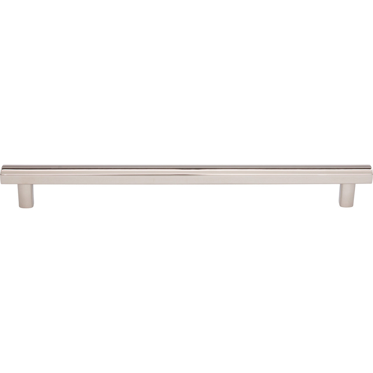 Top Knobs TK908PN: 8-13/16" cc Hillmont Square Bar Cabinet Pull - Polished Nickel