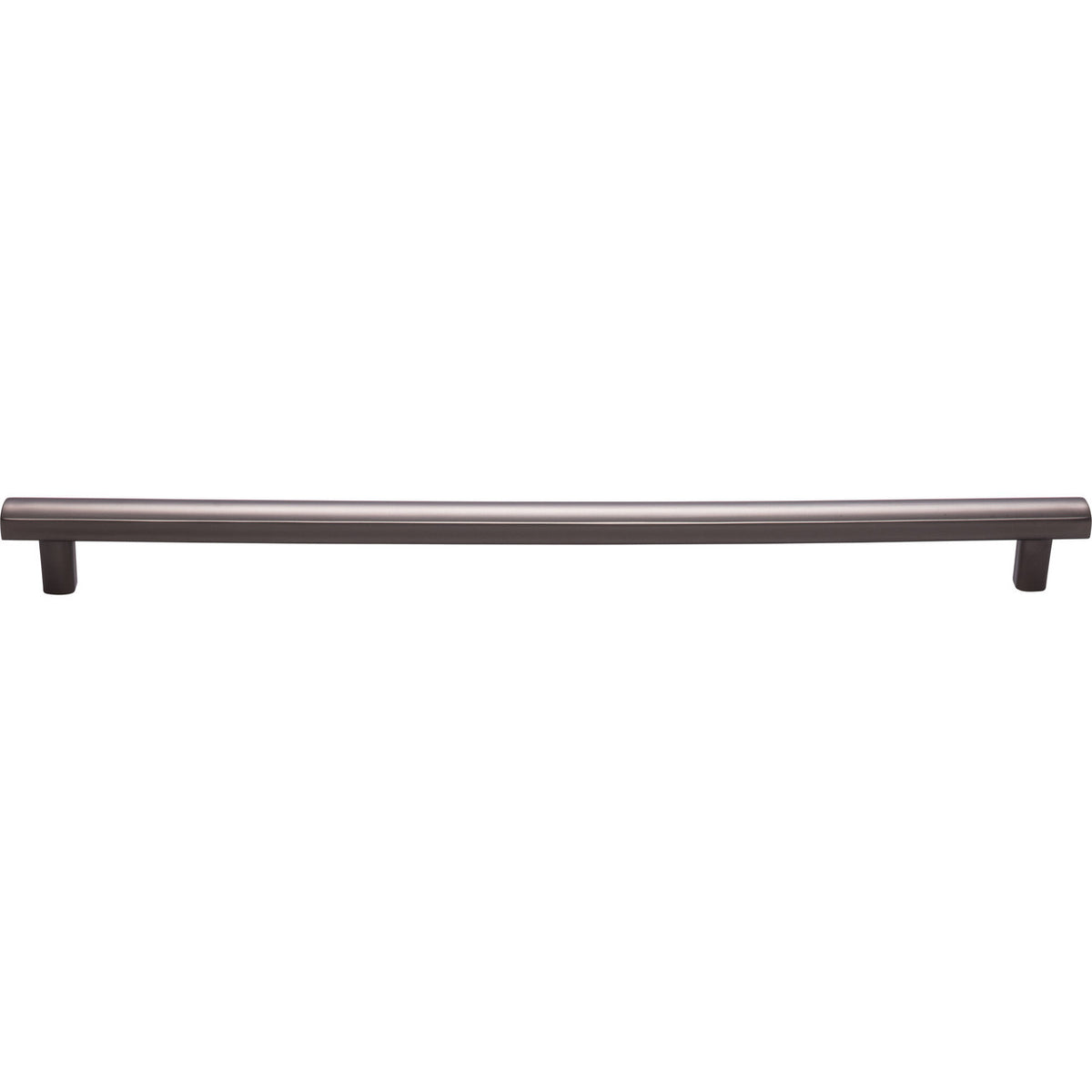 Top Knobs TK909AG: 12" cc Hillmont Square Bar Cabinet Pull - Ash Gray