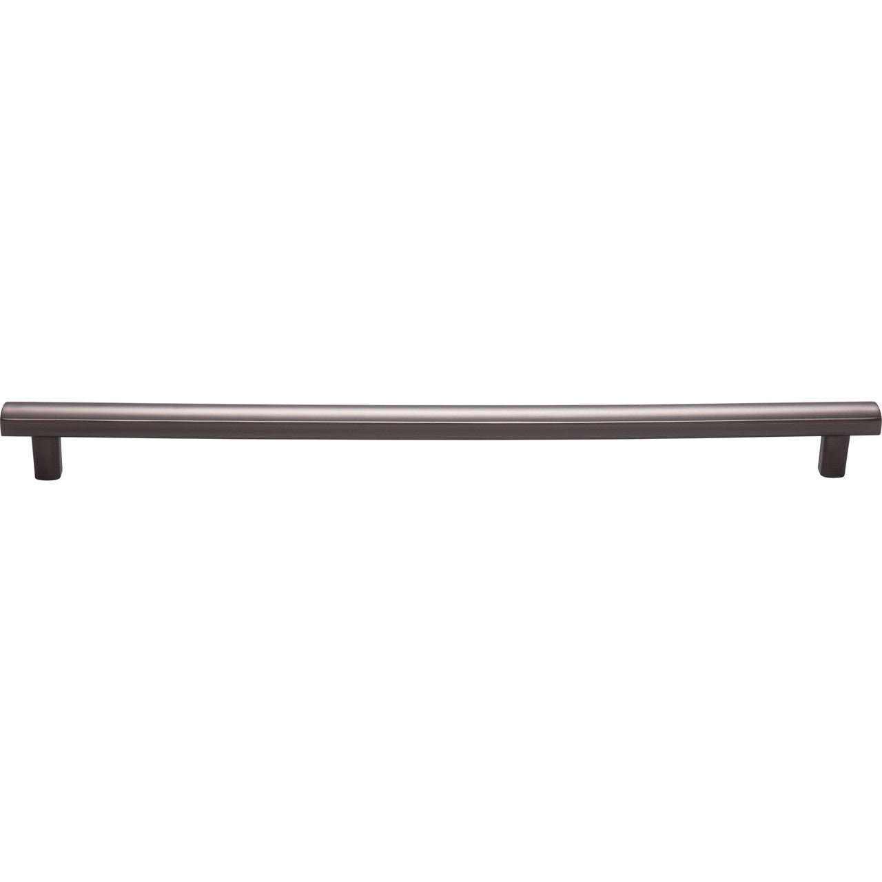 Top Knobs TK909AG: 12" cc Hillmont Square Bar Cabinet Pull - Ash Gray