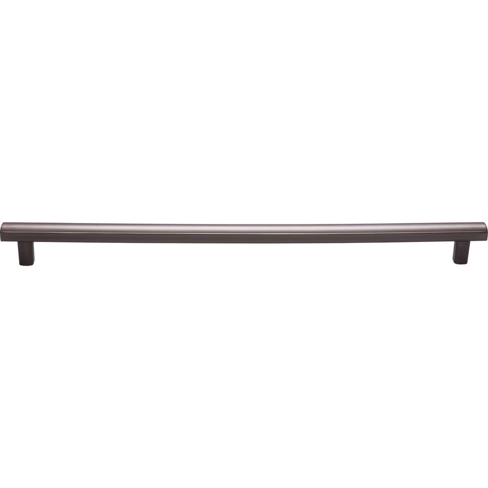 Top Knobs TK909AG: 12" cc Hillmont Square Bar Cabinet Pull - Ash Gray