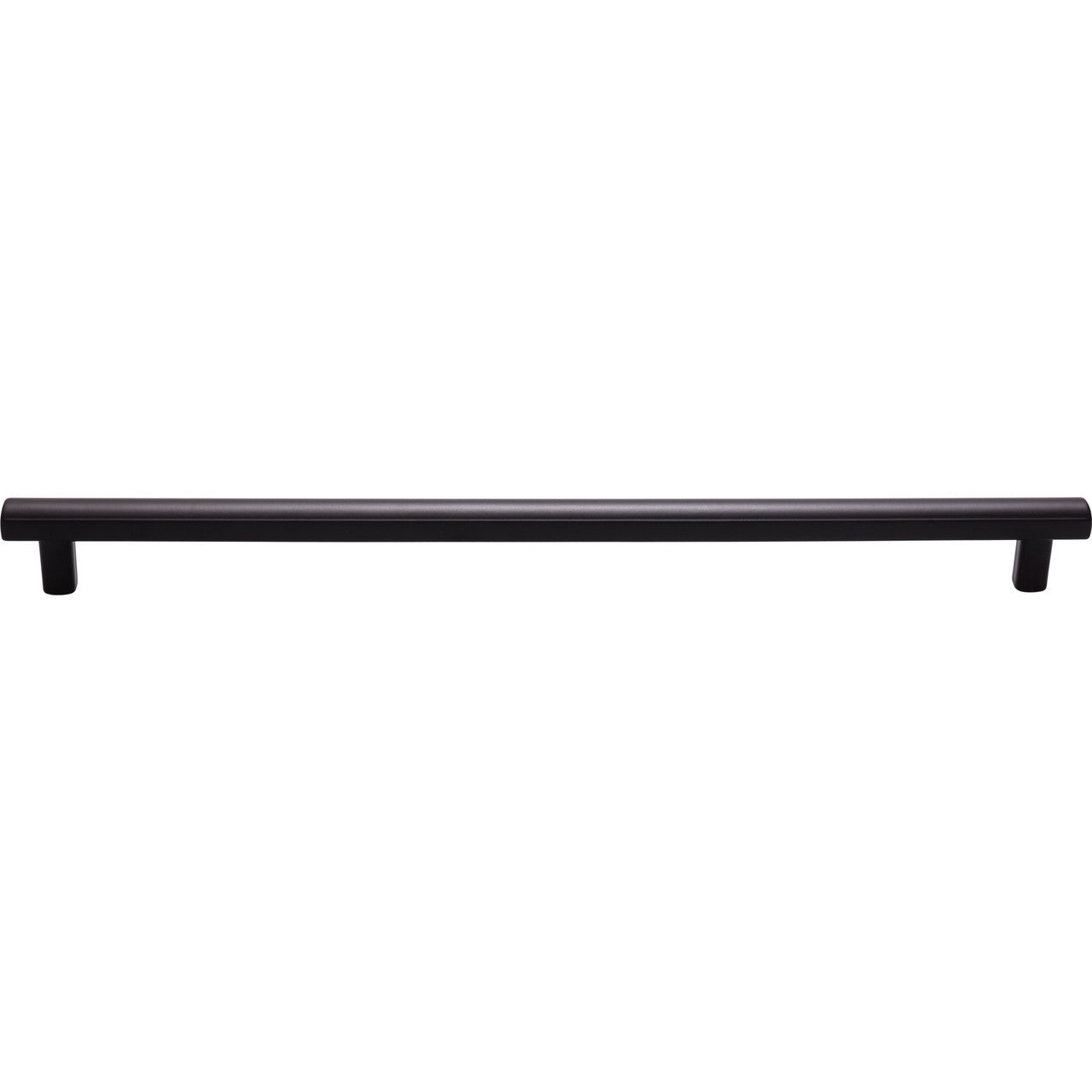 Top Knobs TK909BLK: 12" cc Hillmont Square Bar Cabinet Pull - Flat Black