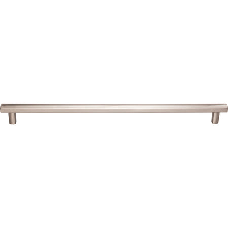 Top Knobs TK909BSN: 12" cc Hillmont Square Bar Cabinet Pull - Brushed Satin Nickel
