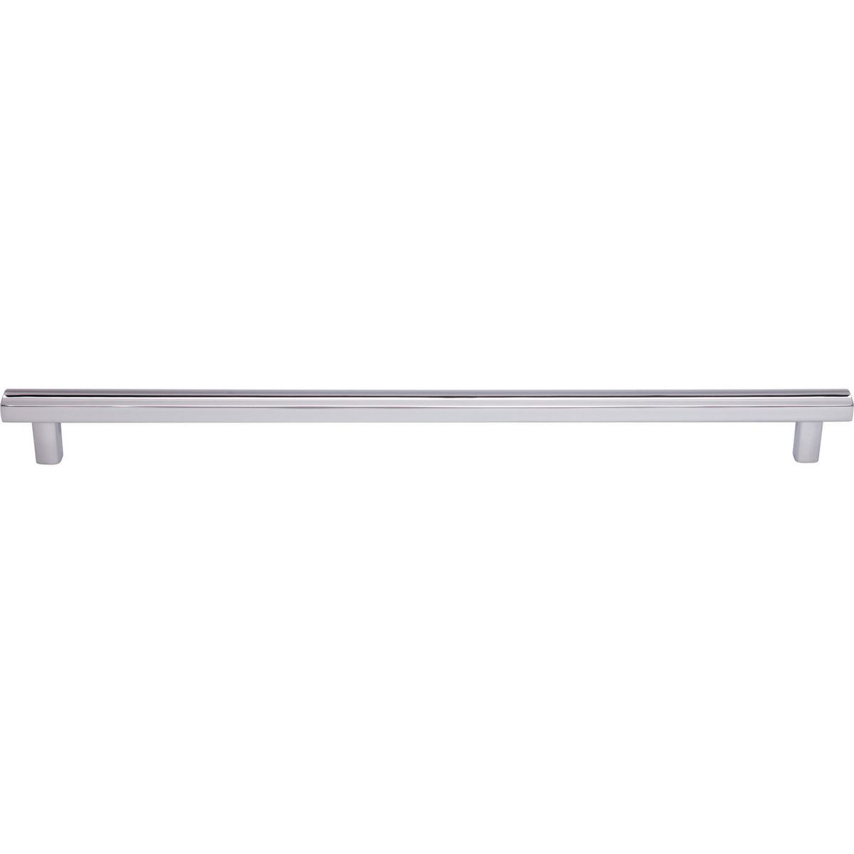 Top Knobs TK909PC: 12" cc Hillmont Square Bar Cabinet Pull - Polished Chrome
