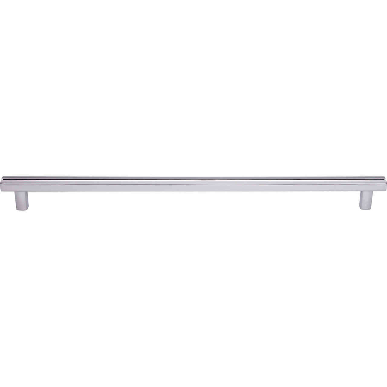 Top Knobs TK909PC: 12" cc Hillmont Square Bar Cabinet Pull - Polished Chrome