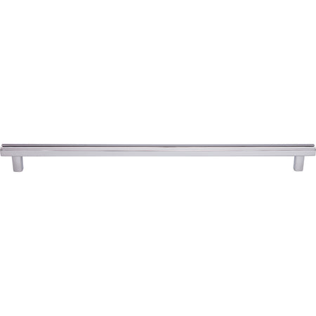 Top Knobs TK909PC: 12" cc Hillmont Square Bar Cabinet Pull - Polished Chrome