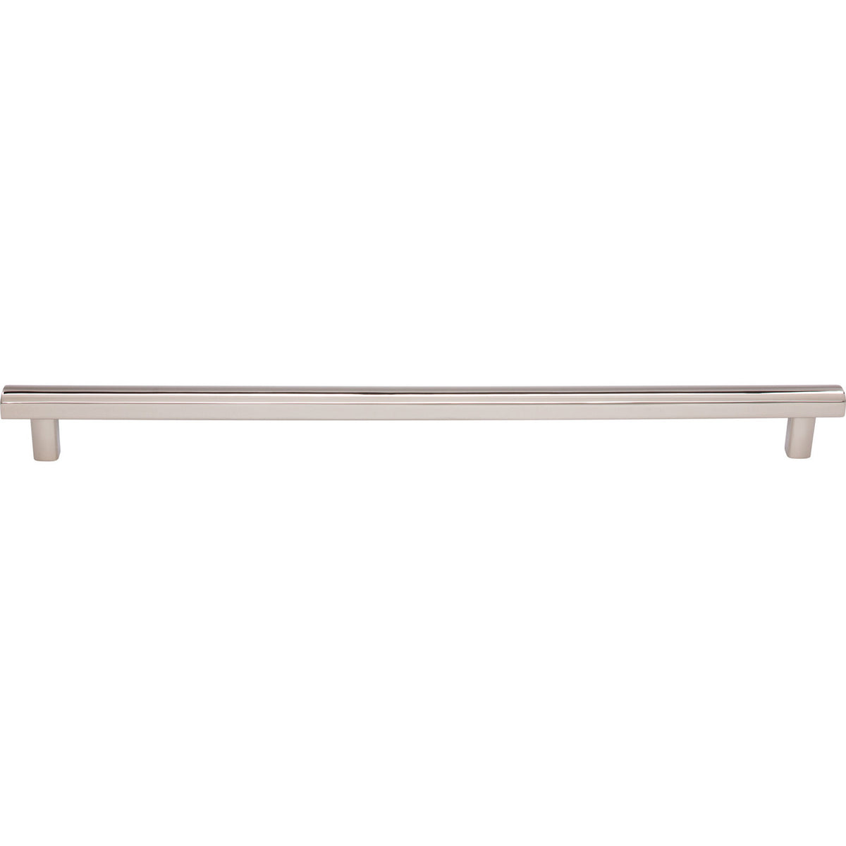 Top Knobs TK909PN: 12" cc Hillmont Square Bar Cabinet Pull - Polished Nickel