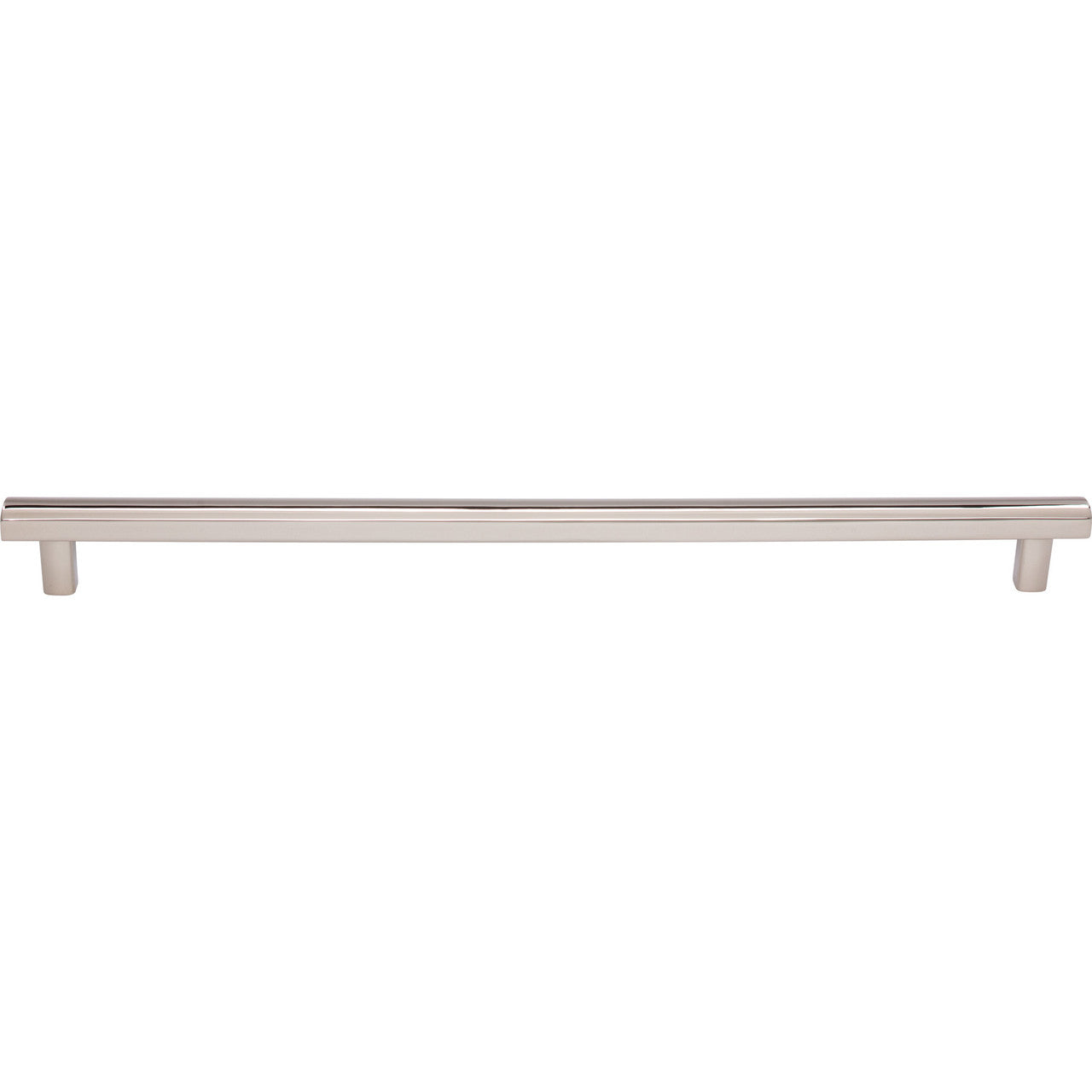 Top Knobs TK909PN: 12" cc Hillmont Square Bar Cabinet Pull - Polished Nickel