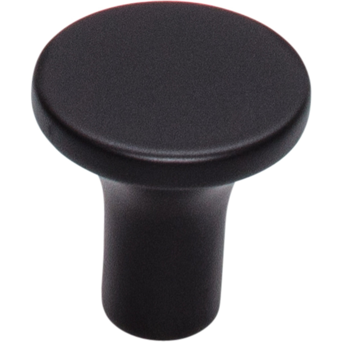 Top Knobs TK911BLK: 1" Marion Round Cabinet Knob - Flat Black