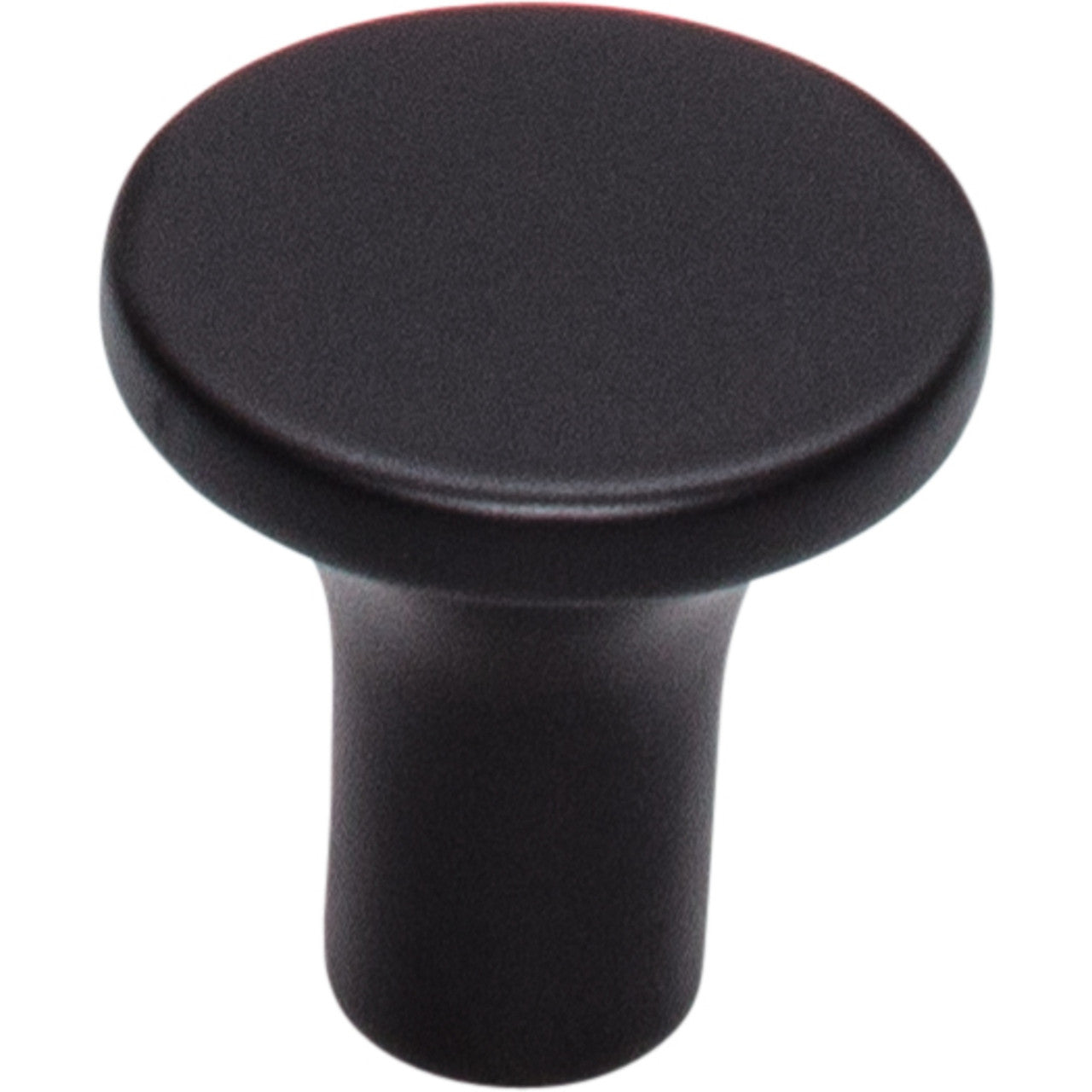 Top Knobs TK911BLK: 1" Marion Round Cabinet Knob - Flat Black