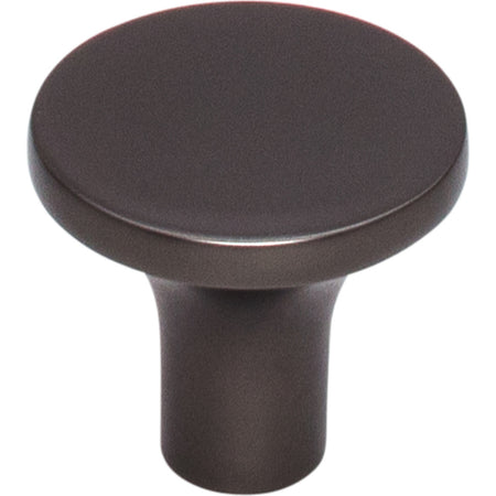 Top Knobs TK912AG: 1-1/8" Marion Round Cabinet Knob - Ash Gray