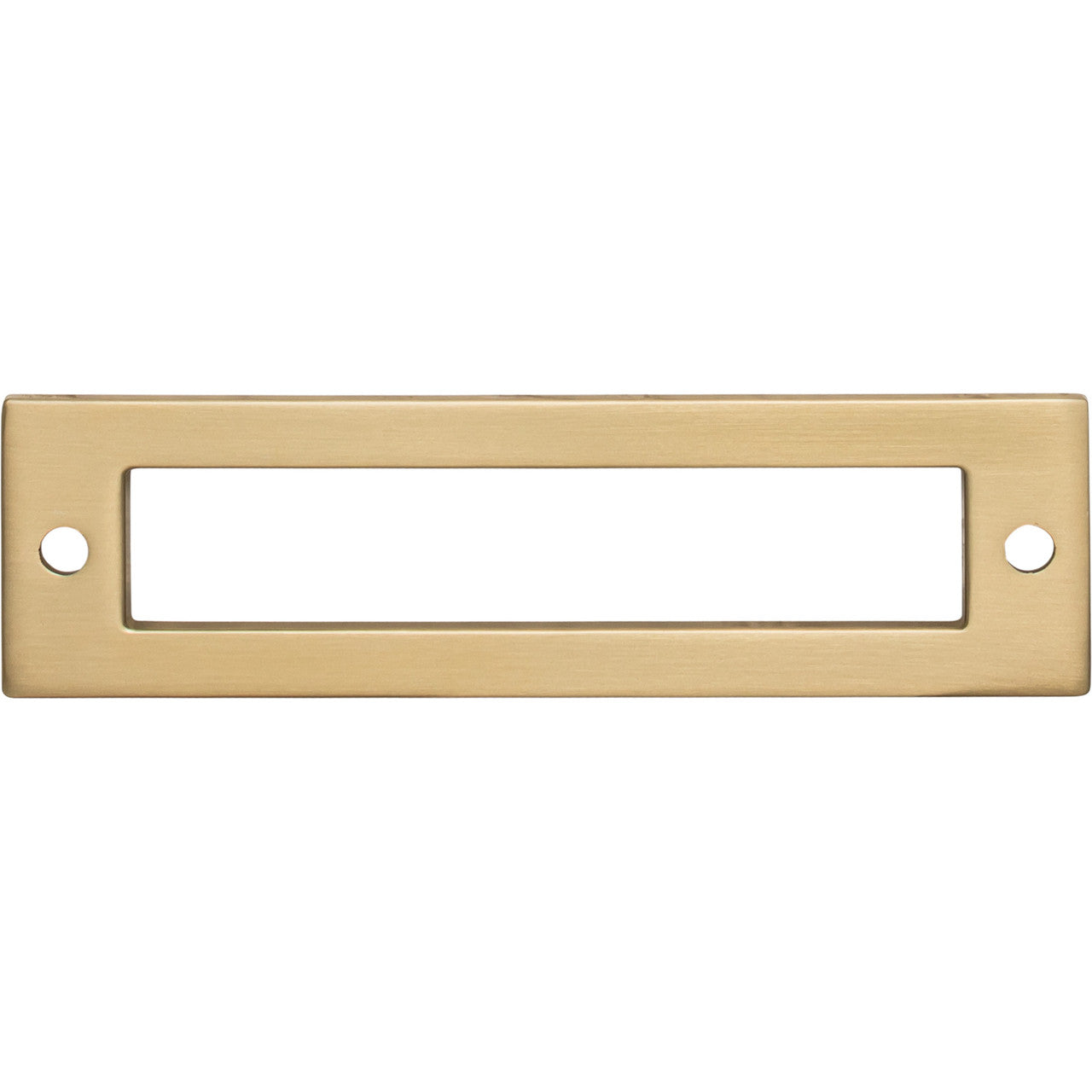 Top Knobs TK924HB: 3-3/4" cc Hollin Rectangle Backplate - Honey Bronze