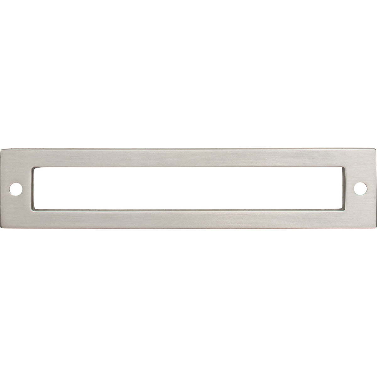 Top Knobs TK925BSN: 5-1/16" cc Hollin Rectangle Backplate - Brushed Satin Nickel
