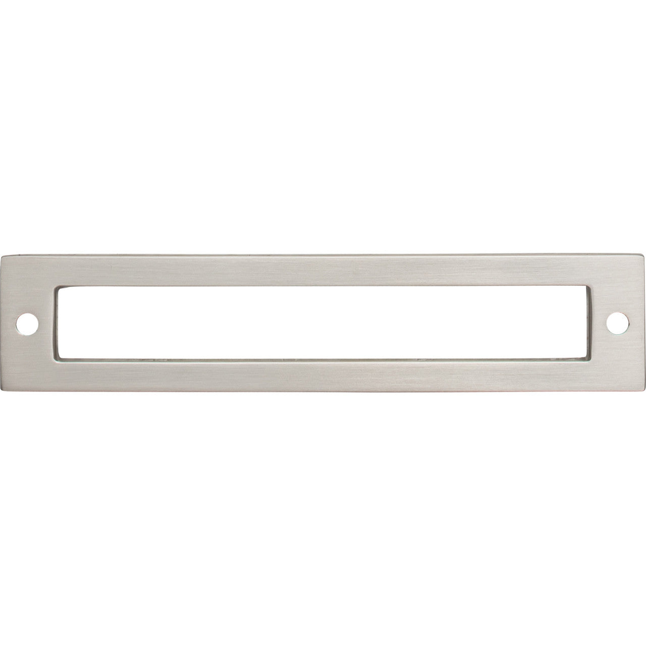 Top Knobs TK925BSN: 5-1/16" cc Hollin Rectangle Backplate - Brushed Satin Nickel