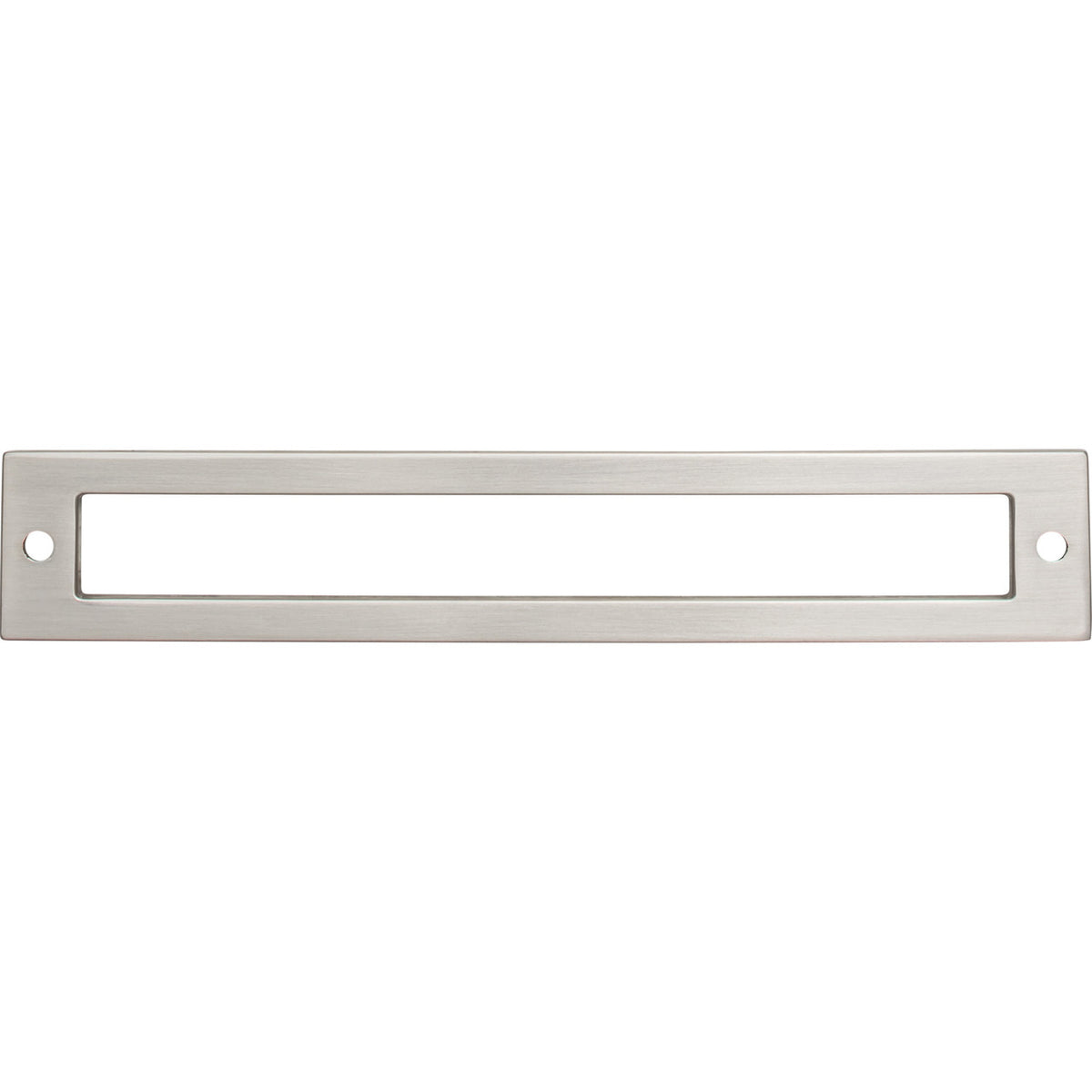 Top Knobs TK926BSN: 6-5/16" cc Hollin Rectangle Backplate - Brushed Satin Nickel