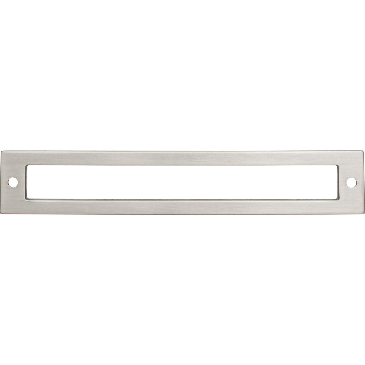 Top Knobs TK926BSN: 6-5/16" cc Hollin Rectangle Backplate - Brushed Satin Nickel
