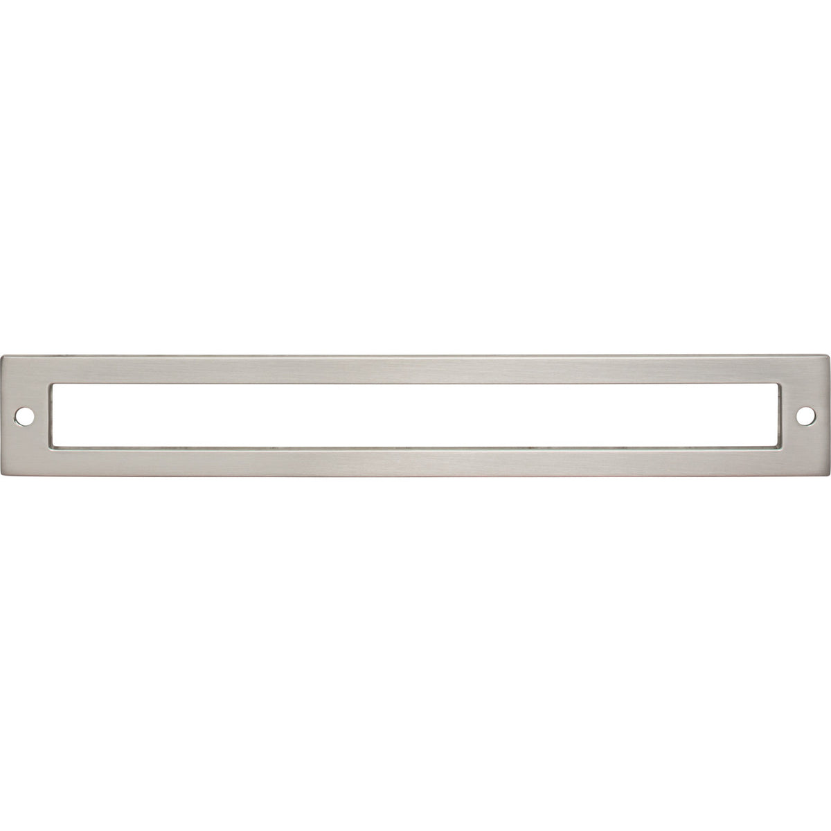 Top Knobs TK927BSN: 7-9/16" cc Hollin Rectangle Backplate - Brushed Satin Nickel
