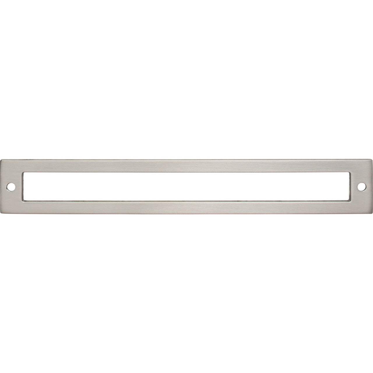 Top Knobs TK927BSN: 7-9/16" cc Hollin Rectangle Backplate - Brushed Satin Nickel