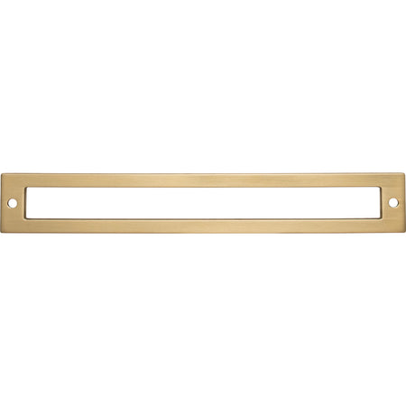 Top Knobs TK927HB: 7-9/16" cc Hollin Rectangle Backplate - Honey Bronze