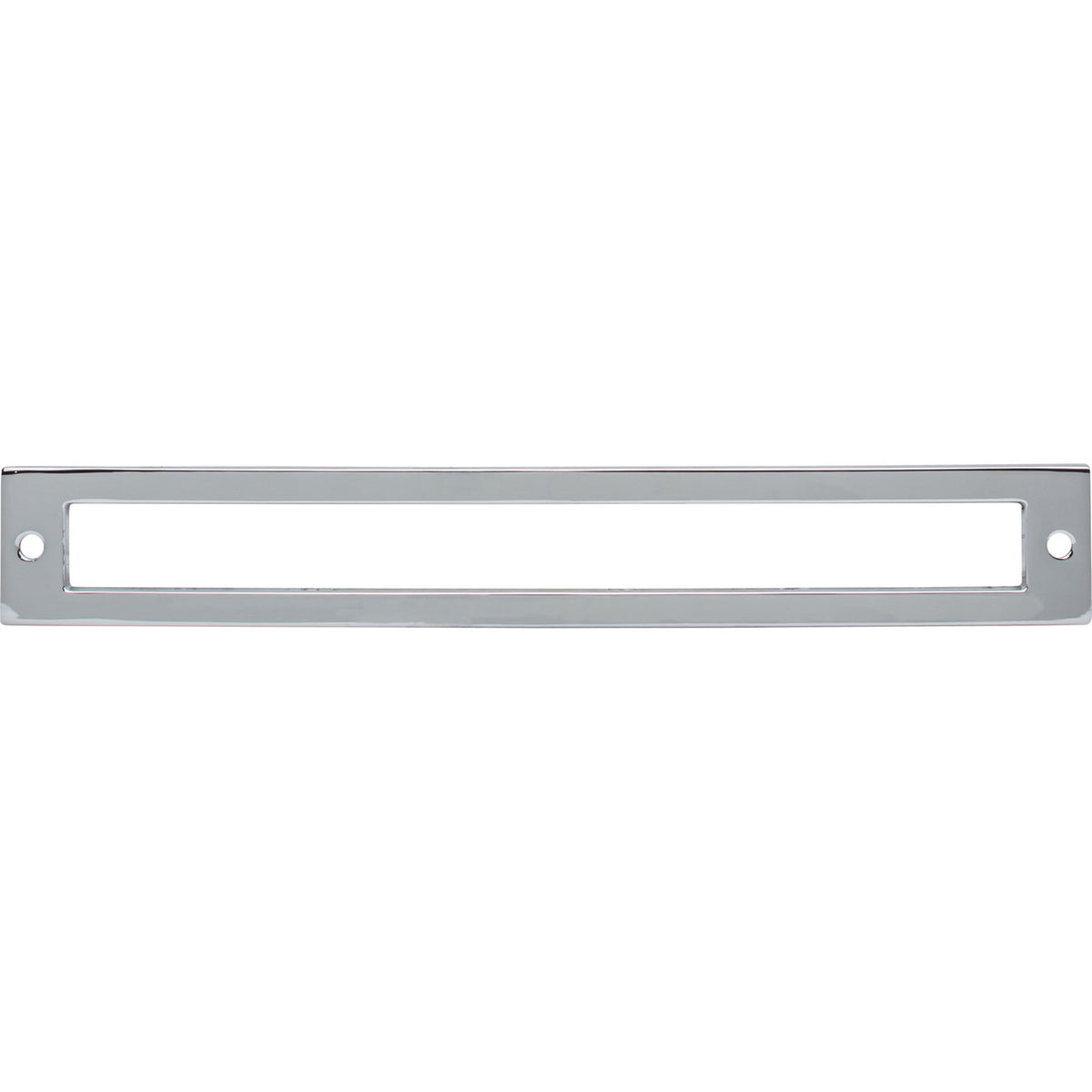 Top Knobs TK927PC: 7-9/16" cc Hollin Rectangle Backplate - Polished Chrome
