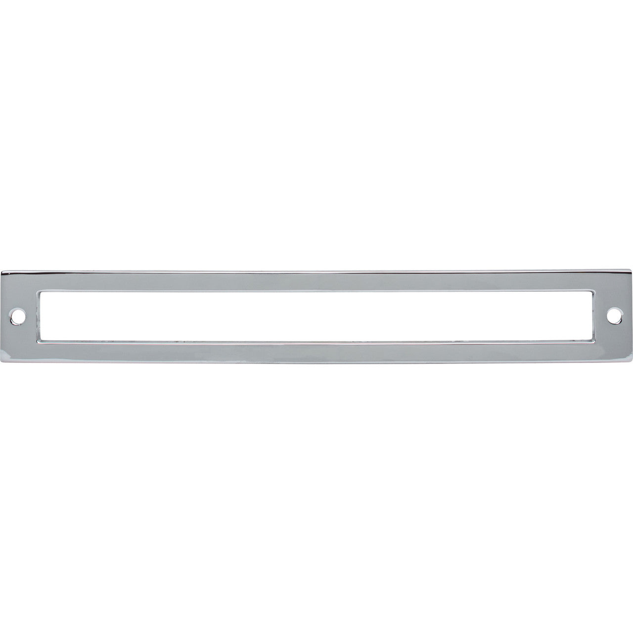 Top Knobs TK927PC: 7-9/16" cc Hollin Rectangle Backplate - Polished Chrome