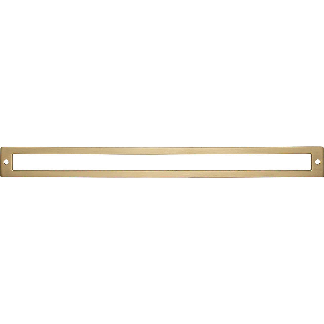 Top Knobs TK929HB: 12" cc Hollin Rectangle Backplate - Honey Bronze