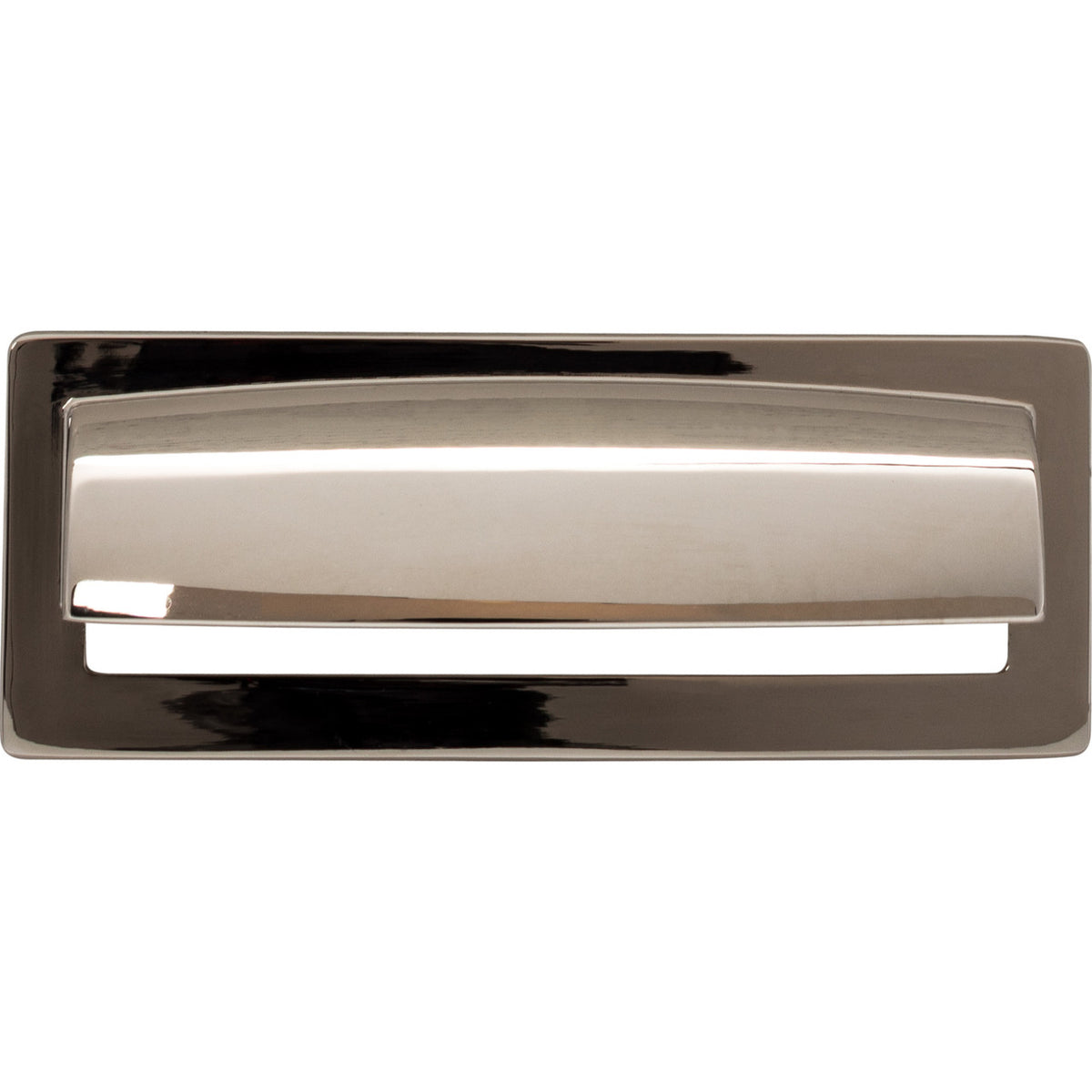 Top Knobs TK937PN: 3-3/4" cc Hollin Cup Cabinet Pull - Polished Nickel