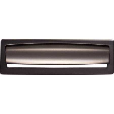 Top Knobs TK938AG: 5-1/16" cc Hollin Cup Cabinet Pull - Ash Gray