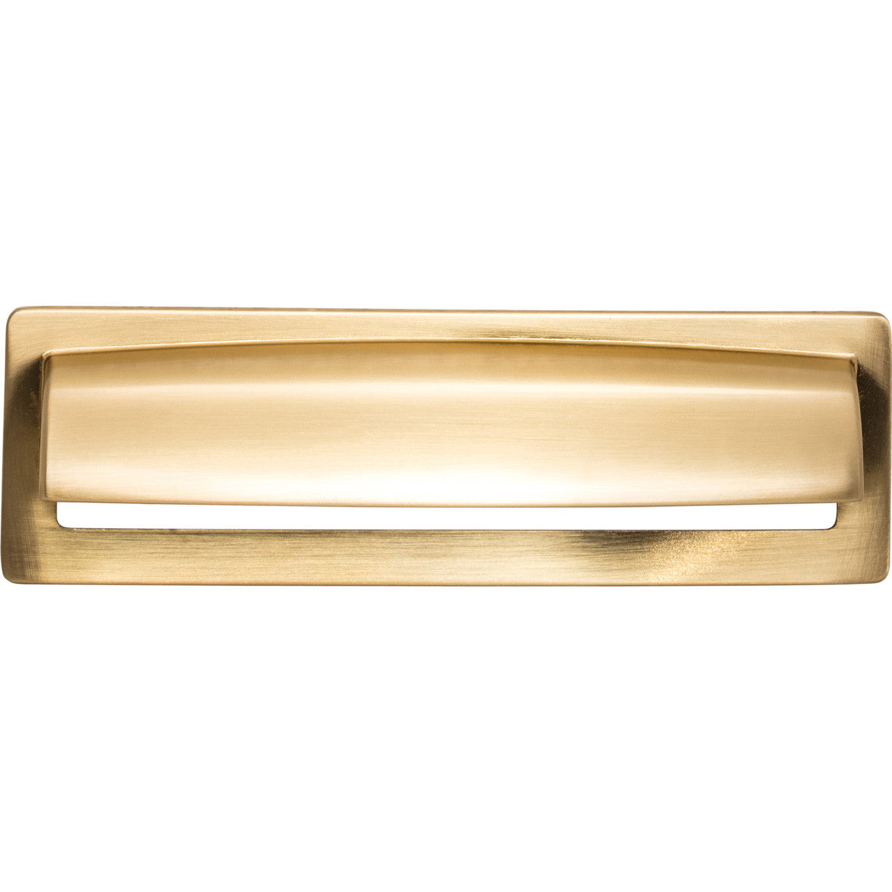 Top Knobs TK938HB: 5-1/16" cc Hollin Cup Cabinet Pull - Honey Bronze