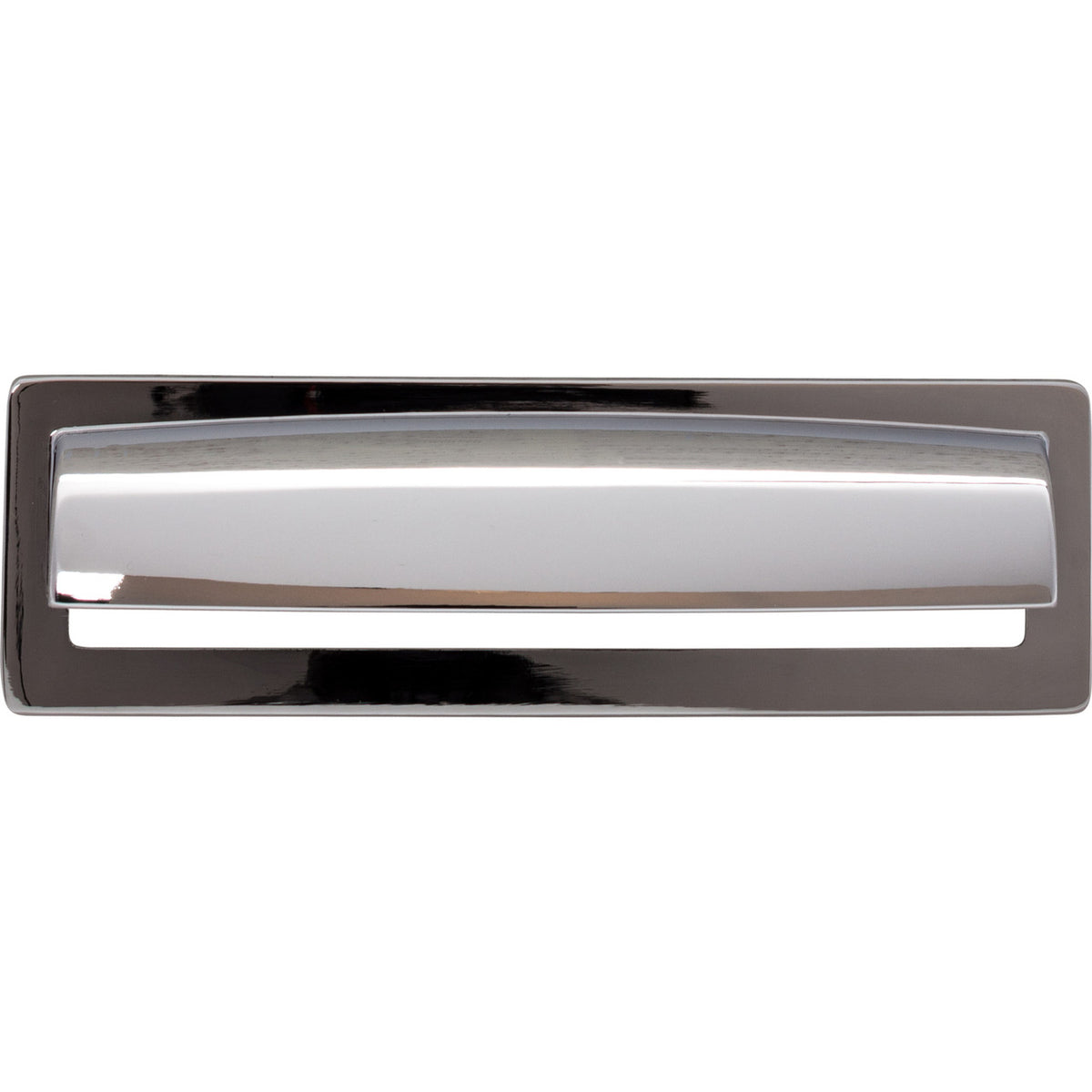 Top Knobs TK938PC: 5-1/16" cc Hollin Cup Cabinet Pull - Polished Chrome