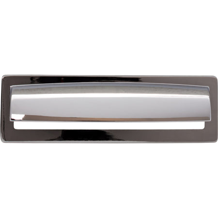Top Knobs TK938PC: 5-1/16" cc Hollin Cup Cabinet Pull - Polished Chrome