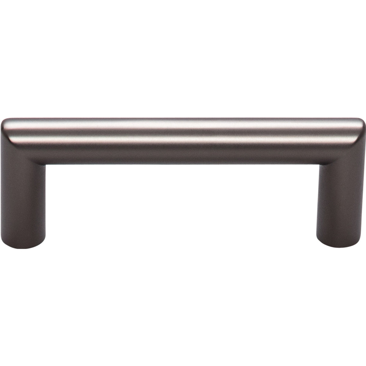 Top Knobs TK940AG: 3" cc Kinney Round Bar Cabinet Pull - Ash Gray