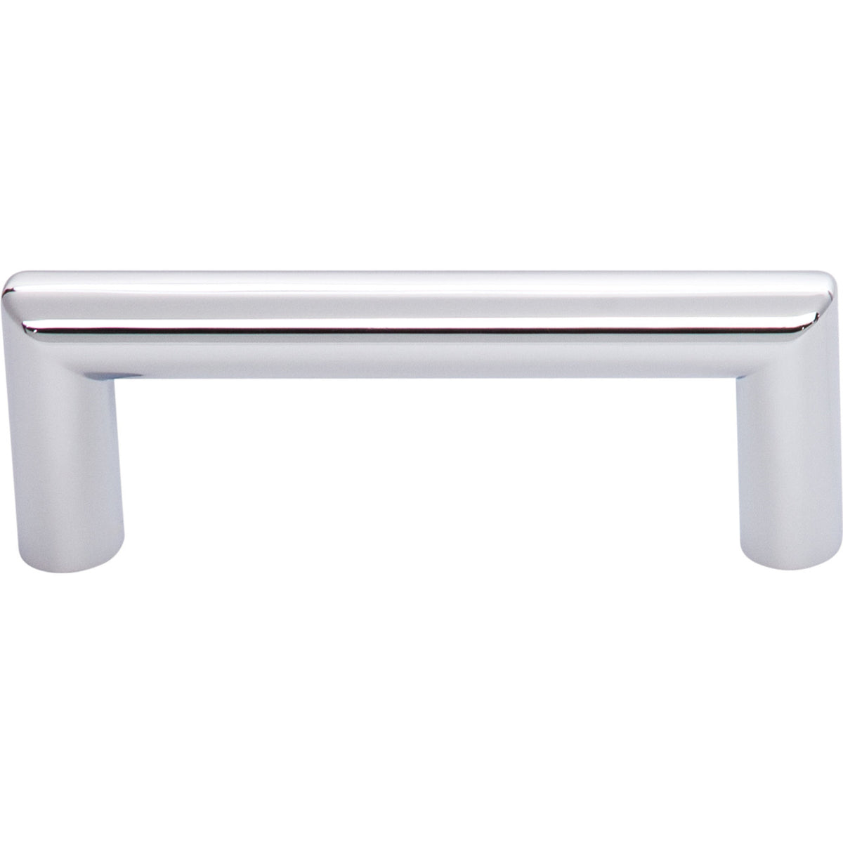 Top Knobs TK940PC: 3" cc Kinney Round Bar Cabinet Pull - Polished Chrome
