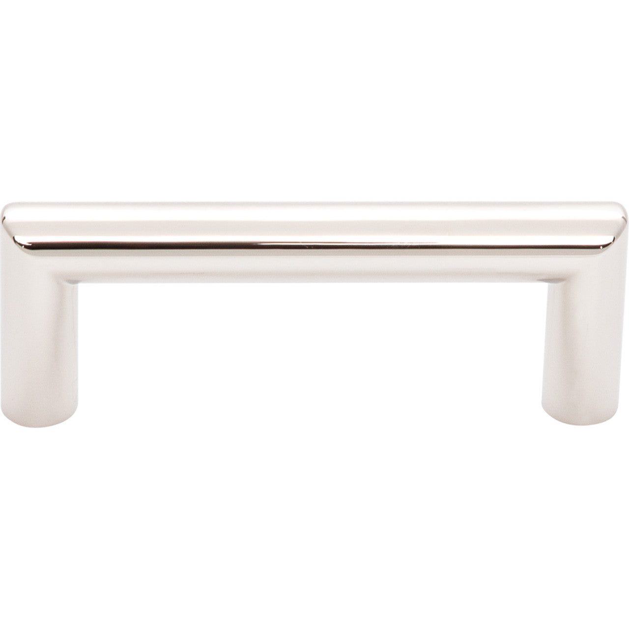 Top Knobs TK940PN: 3" cc Kinney Round Bar Cabinet Pull - Polished Nickel