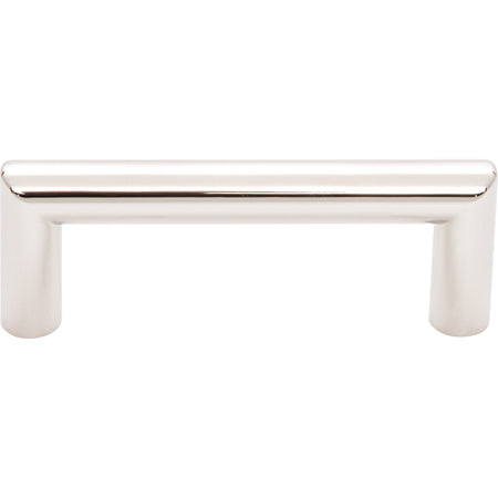 Top Knobs TK940PN: 3" cc Kinney Round Bar Cabinet Pull - Polished Nickel