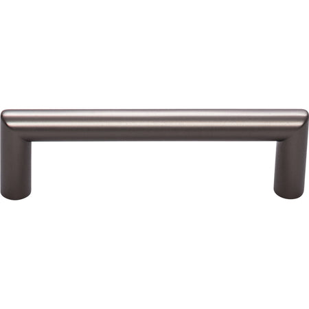 Top Knobs TK941AG: 3-3/4" cc Kinney Round Bar Cabinet Pull - Ash Gray