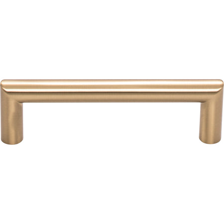 Top Knobs TK941HB: 3-3/4" cc Kinney Round Bar Cabinet Pull - Honey Bronze