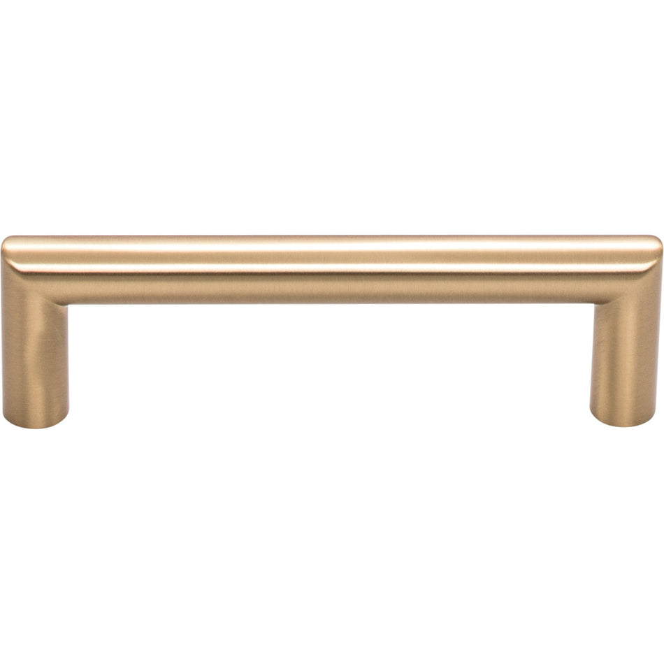 Top Knobs TK941HB: 3-3/4" cc Kinney Round Bar Cabinet Pull - Honey Bronze